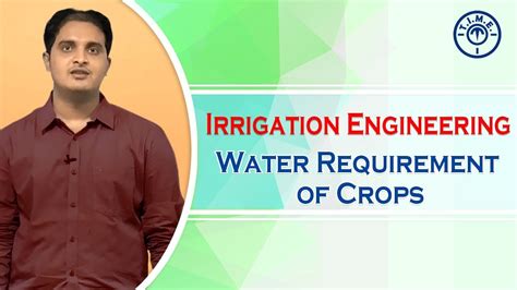 Irrigation Engineering Water Requirement Of Crops Youtube