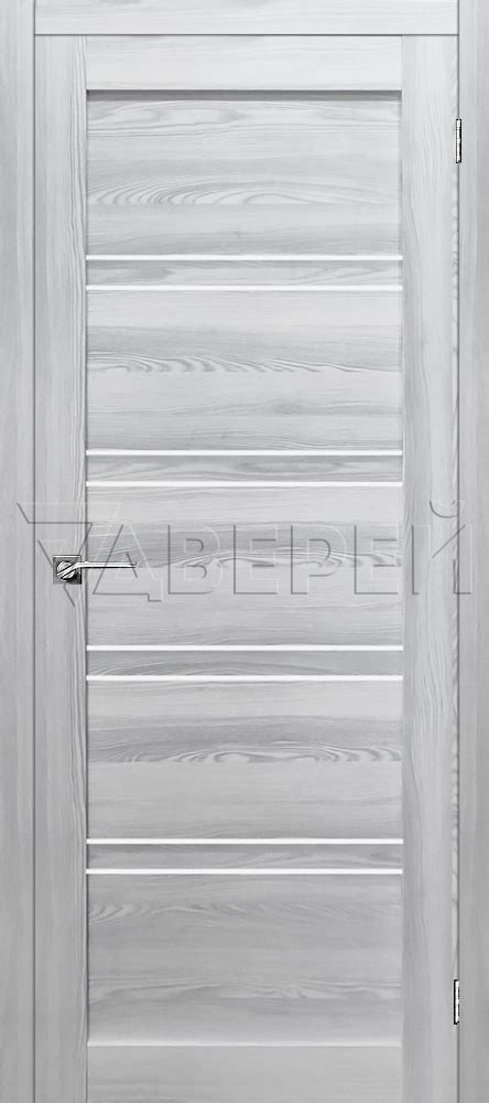Дверь межкомнатная Эко Порта 28-07 Ривьера Айс белое стекло 7-DOORS ...