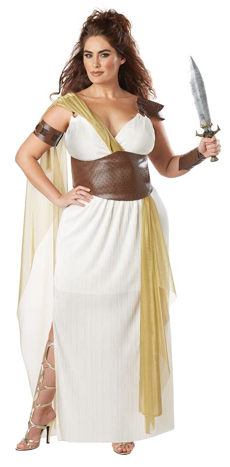 Adult Spartan Warrior Queen Women Plus Size Costume | $47.99 | The Costume Land