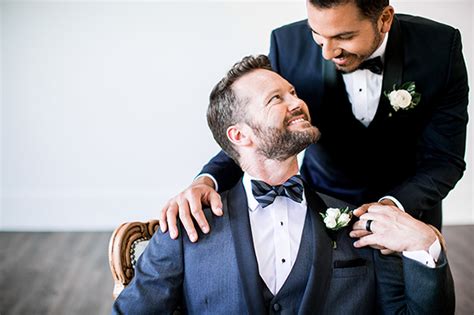 Same Sex Wedding Bouquet and Boutonnière Ideas One Fab Day