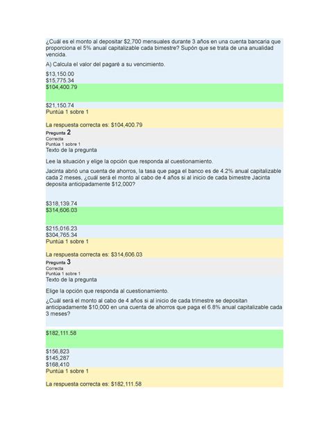 Cálculo de anualidades Examen Contabilidad de costos UVEG Studocu