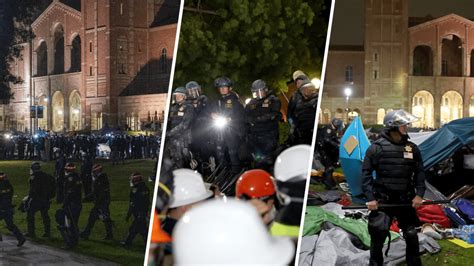 Photos Officers Remove Ucla Protest Encampment Nbc Los Angeles