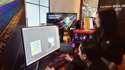 adrian lesmono mencoba kemampuan software ai nvidia foto adiantorontv