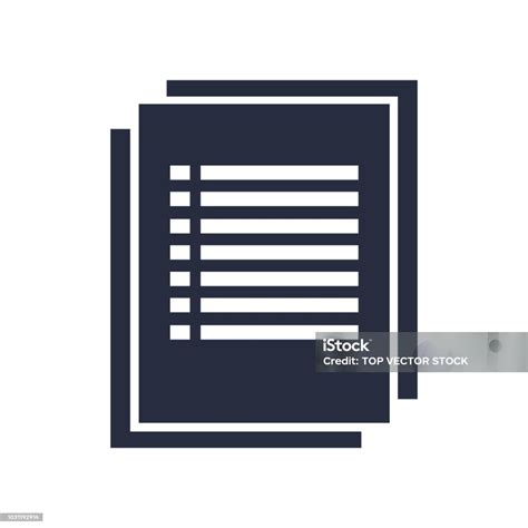 tanda ikon daftar vektor  simbol diisolasi  latar belakang putih