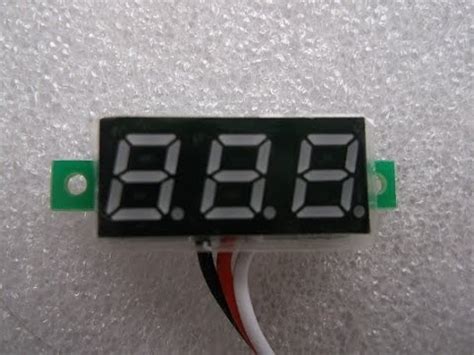 DC4 5 30V 2 Wire Voltmeter 3Digit LED Display Panel TesterHOT Volt BEST