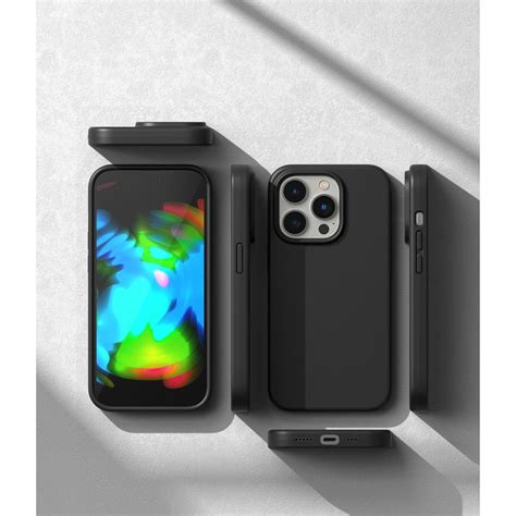 Carcasa Ringke Silicone Compatibila Cu Iphone Pro Black Emag Ro