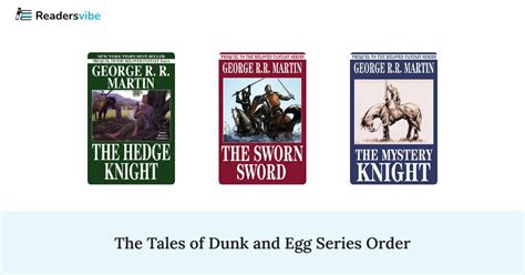 Tales Of Dunk - The Tales of Dunk and Egg Book Series In Order (3 Books)