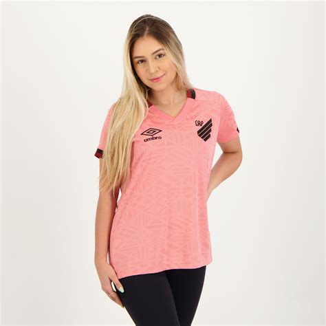 Camisa Umbro Athlético Paranaense Outubro Rosa 2022 Feminina FutFanatics