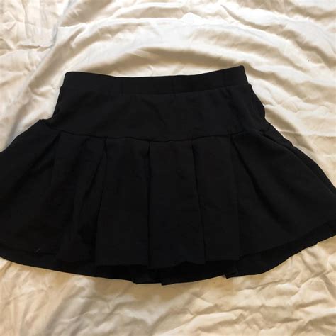 Black Dolls Kill Pleated Tennis Mini Skirt With Depop