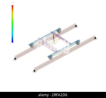 Fem Analysis Finite Element Analysis Rolling Bridge Sliding Down On