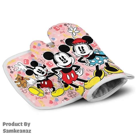 Mickey Minnie Mouse Oven Mitts Pot Holder Mickey Hot Pad Cookie Oven Mitts Sold By Malay