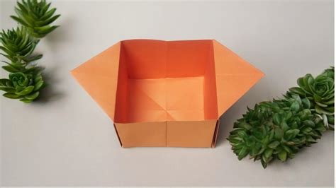 How To Make A Easy Paper Box Without Glue YouTube