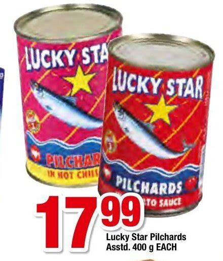 Lucky Star Pilchards Asstd 400g Each Offer At Ok Foods