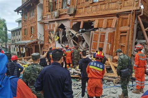 Terremoto De Magnitude 6 8 Abala Província Na China Veja Vídeos Veja