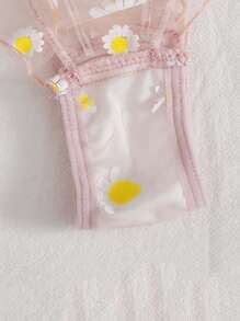 Is That The New Daisy Floral Sheer Mesh Lingerie Set Romwe Usa