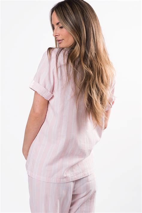 Naked Cotton Essentials Double Cloth PJ Set W250117