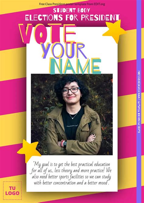 Free Student Council And Class President Posters