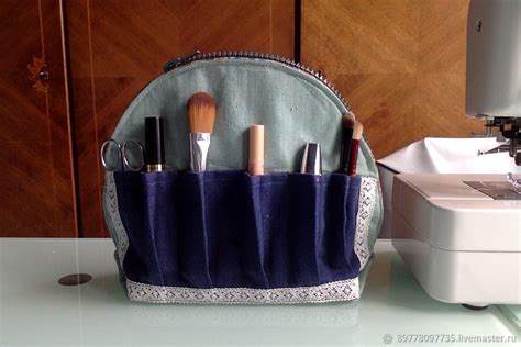 Косметичка, органайзер для косметики, сшита из хлопка в интернет ...