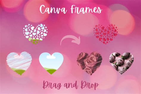 Heart Canva Frames Graphic By Wonderxwander · Creative Fabrica