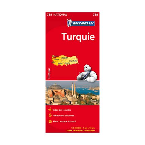 Carte Nationale 758 Turquie Michelin Boutique De Laventure Michelin