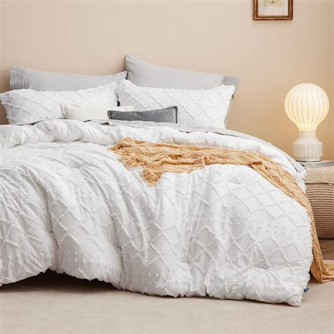 Amazon Bedsure California King Comforter Set White Comforter