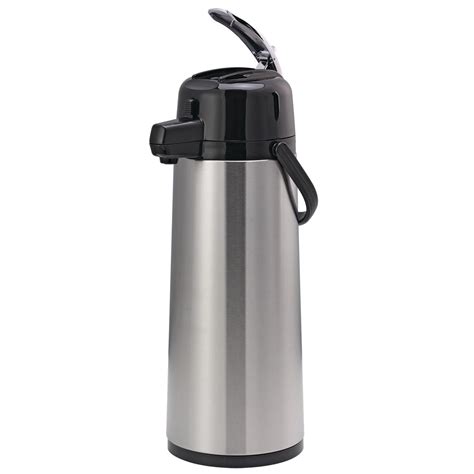 Service Ideas ECAL25S Eco-Air Airpot with Lever Lid, 2.5 L, Glass ...
