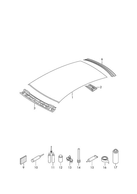 Volkswagen Passat Variant 2011 2017 Roof Vag Etka Online