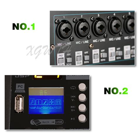 16 каналов Bluetooth микшерный пульт аудио микшерный пульт с 48 В ...