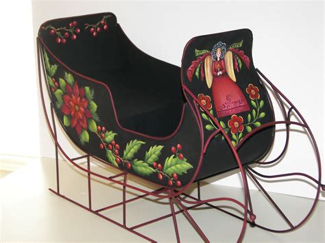 Rosemary West Rosemary West Christmas Paintings Christmas Sleigh