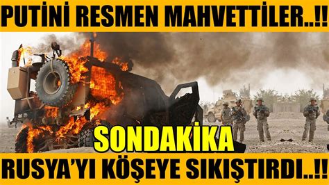 sondakika PUTİN İ RESMEN MAHVEDEN HAMLE RUSYA İYİCE KÖŞEYE SIKIŞTI