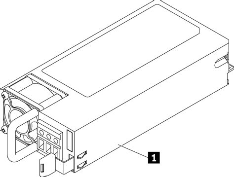 ThinkEdge 1100W 48Vdc Platinum Hot Swap Power Supply Lenovo Server Options