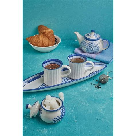 Buy Freedom Tree Elae Tea Pot Blue Speckle Online