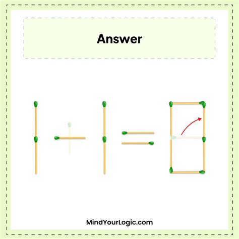 Move And Remove Matchstick To Correct The Equation