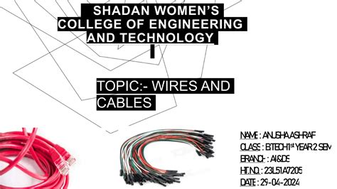 Ppt On Wires And Cables In Basic Electrical Enggineering Ppt