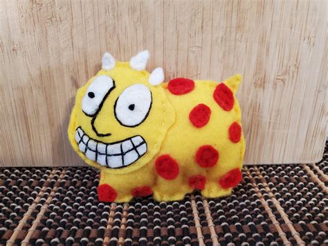 Handmade Beast Felt Plush From Maggie And The Ferocious Beast Etsy Canada