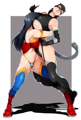 Superhero Catfights Female Wrestling Combat Luscious Hentai Manga Porn