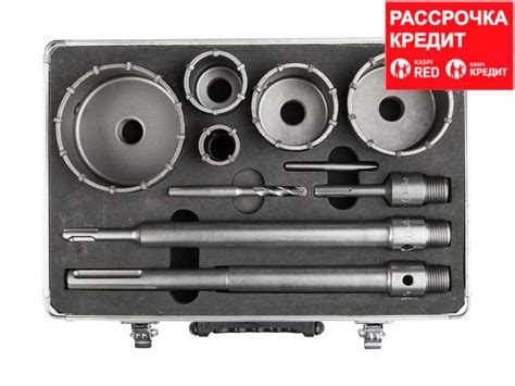 Купить Набор буровых коронок с твердосплавными резцами ЗУБР 29185-H10 ...