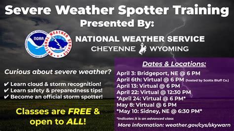 Skywarn Storm Spotter Training