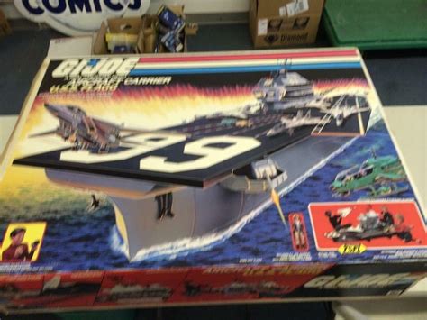 Uss Flagg Gi Joe Aircraft Carrier Complete With Mailer Sleeve Mib