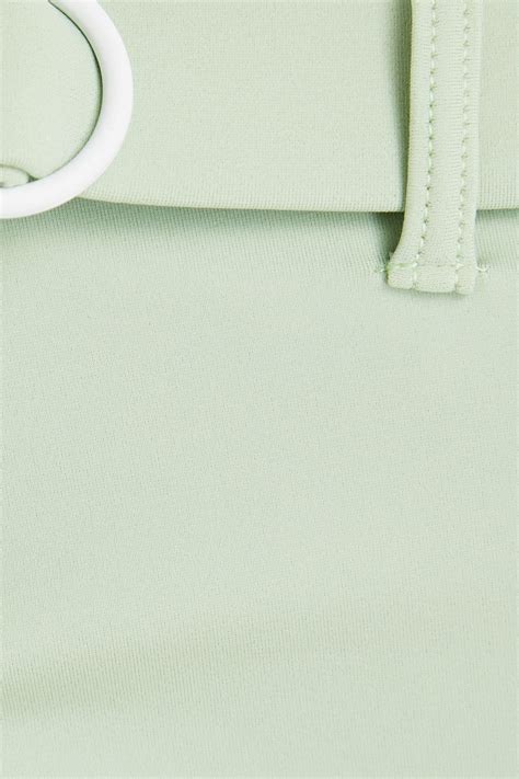 ONIA Bria hoch sitzendes Bikini Höschen mit Gürtel THE OUTNET