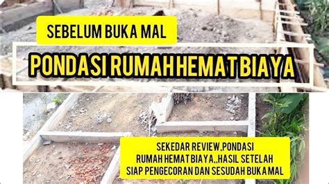 Cara Buat Pondasi Rumah Hemat Biaya Cara Bangun Rumah Hemat Biaya