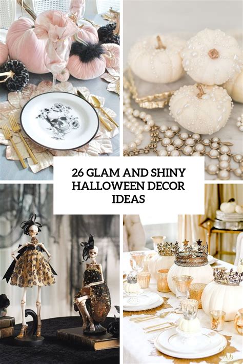 26 Glam And Shiny Halloween Decor Ideas - Shelterness