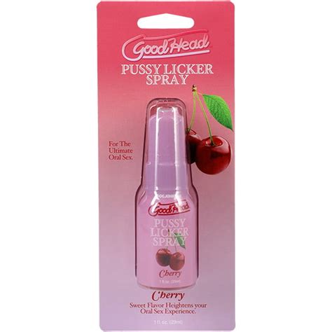 GOODHEAD PUSSY LICKER CHERRY SPRAY Deja Vu Love Boutique Vista CA