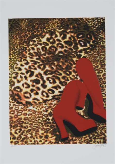 JAMES GILL CHEETAH NUDE WITH RED BOOTS