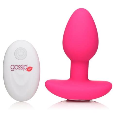 Gossip Pop Rocker Function Remote Controlled Butt Plug Pink Sex Toys At Adult Empire