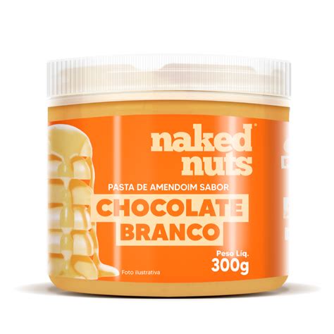 Pasta de Amendoim Chocolate Branco Zero Açúcar e Proteico Naked Nuts Shopee Brasil
