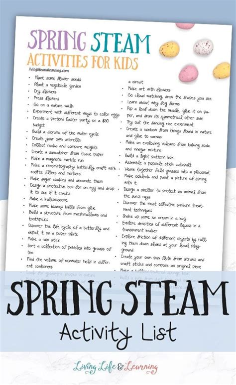 Spring Steam Activities Artofit
