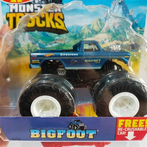 Jual Hot Wheels Hotwheels Monster Trucks Truck Bigfoot Big Foot Free Crushable Car Di Seller