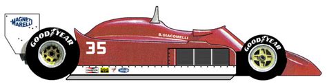 1979 Alfa Romeo 177 F1 Formula v3 blueprints free - Outlines