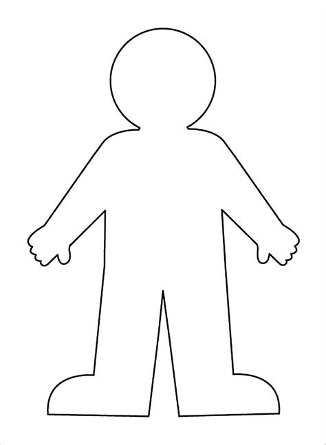 body outline printable 5